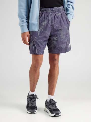 ADIDAS ORIGINALS Loosefit Bukser 'ADILENIUM' i lilla: forside