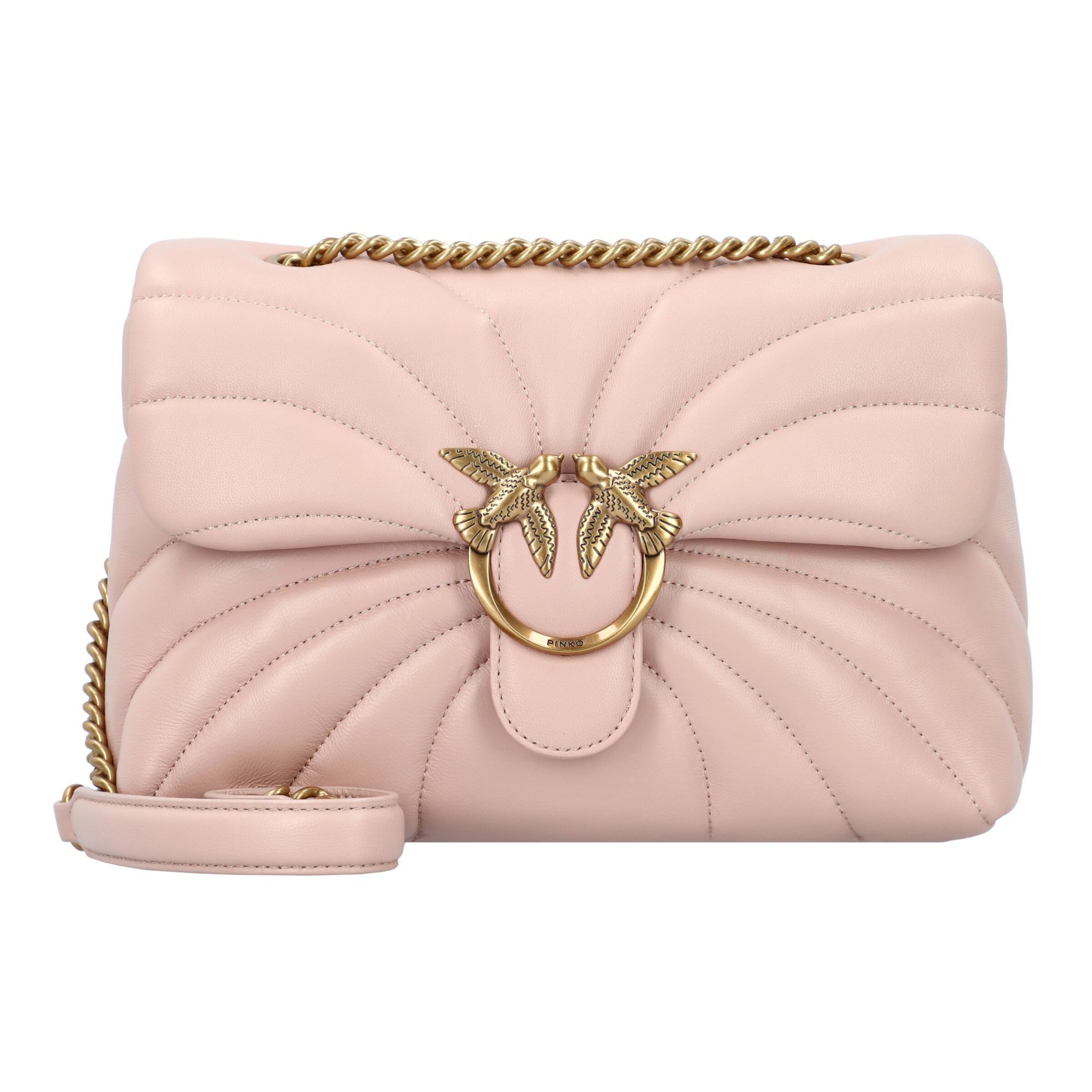 Borsa a spalla 'Love' di PINKO in rosa: frontale