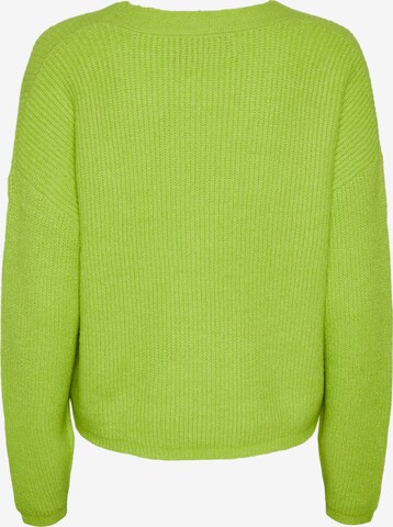 PIECES Cardigan 'Green' i grøn