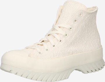 Sneaker alta 'All Star Lugged 2.0' di CONVERSE in beige: frontale