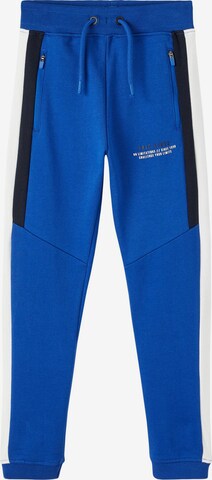 NAME IT Zúžený Kalhoty 'Boman' – modrá: přední strana