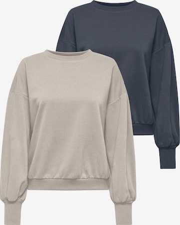 ONLY Sweatshirt 'ONLBROOKE' i blå: framsida