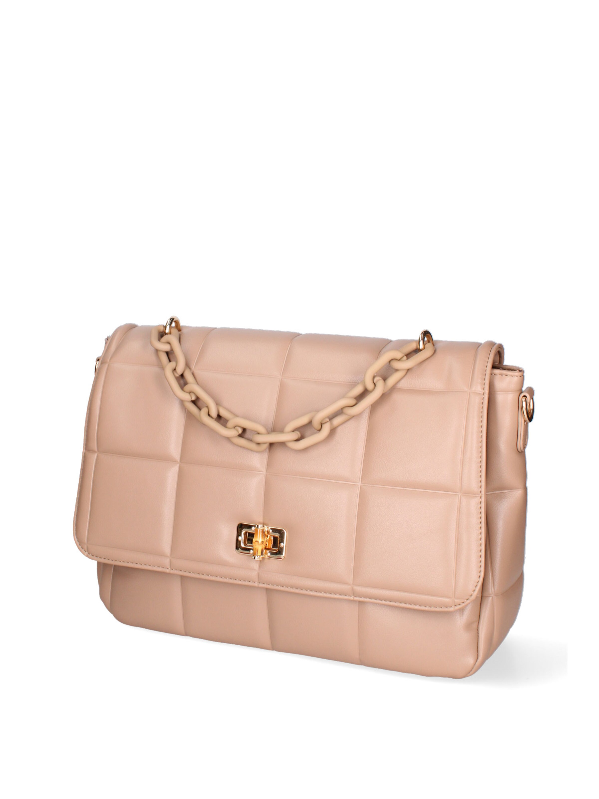 Borsa a mano 'Borsa a mano Solange ecopelle vegana con catena - Diana & Co' di Diana&Co. in grigio