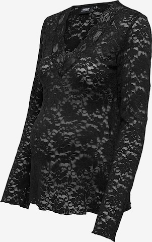T-shirt 'OLMNIKKA' Only Maternity en noir : devant