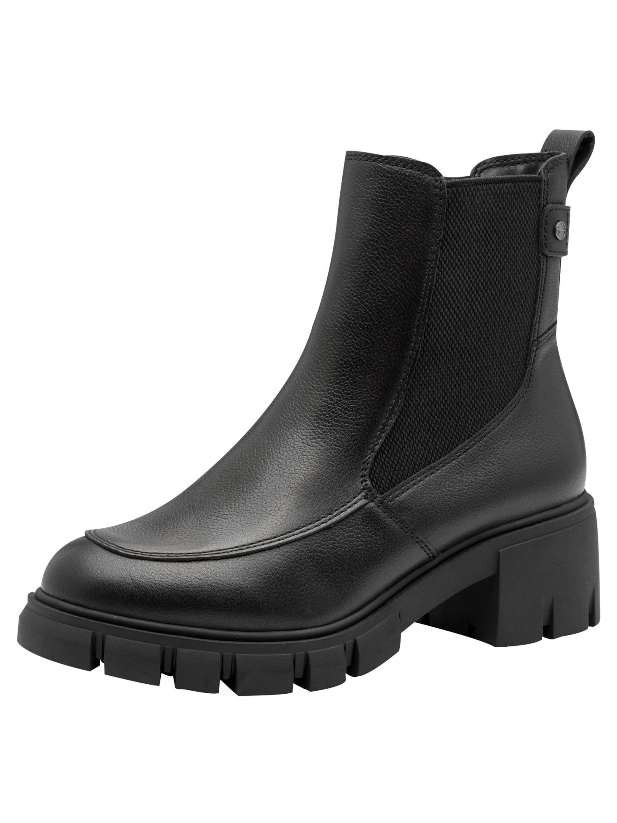 Tamaris Chelsea boots in Black: front