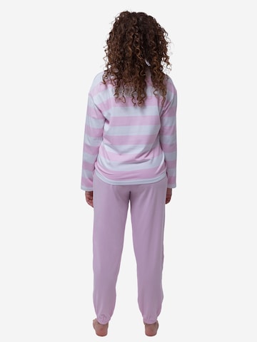Mey Pyjama 'Streaked Lines' in Pink