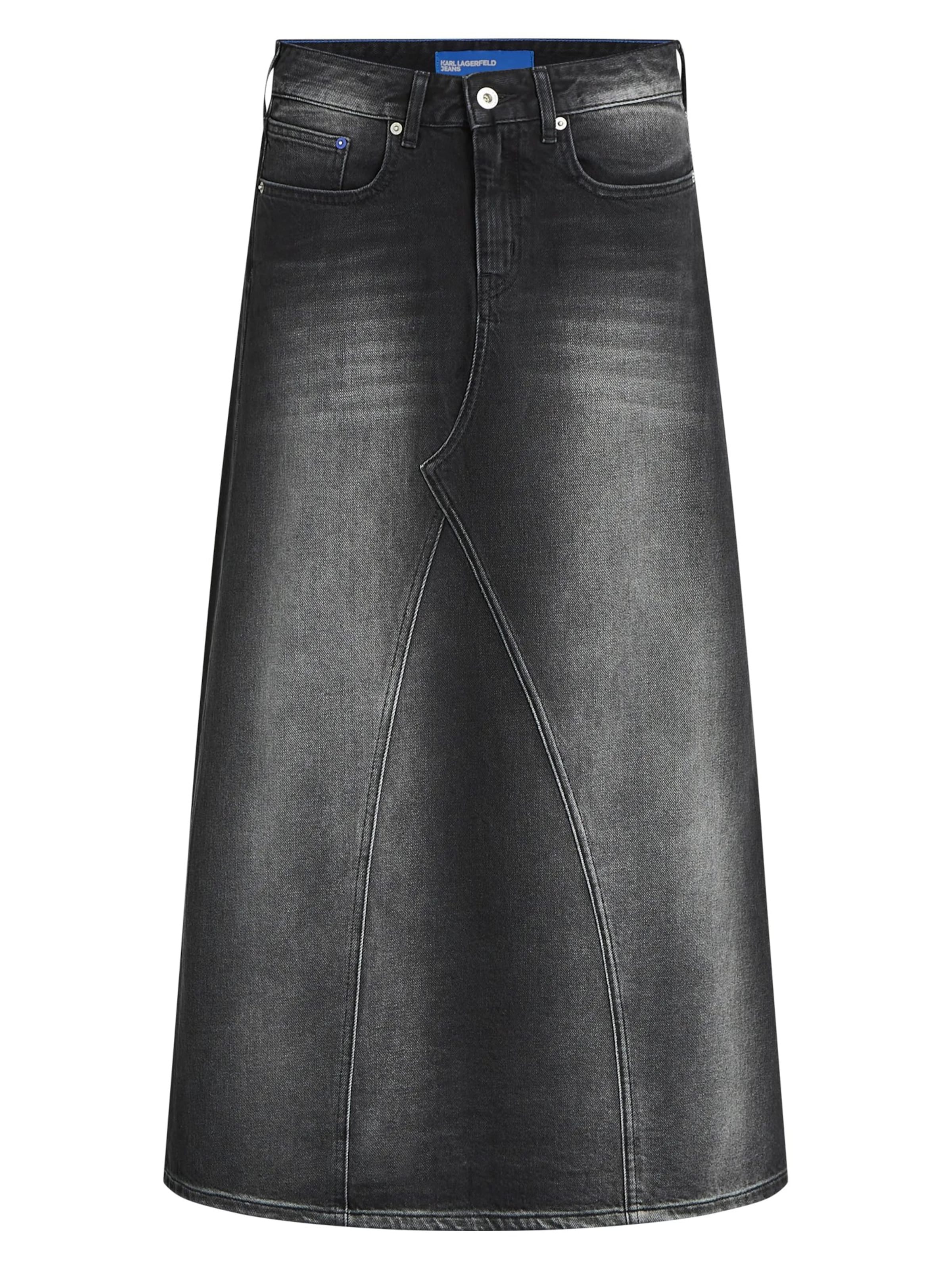 Gonna di KARL LAGERFELD JEANS in nero: frontale