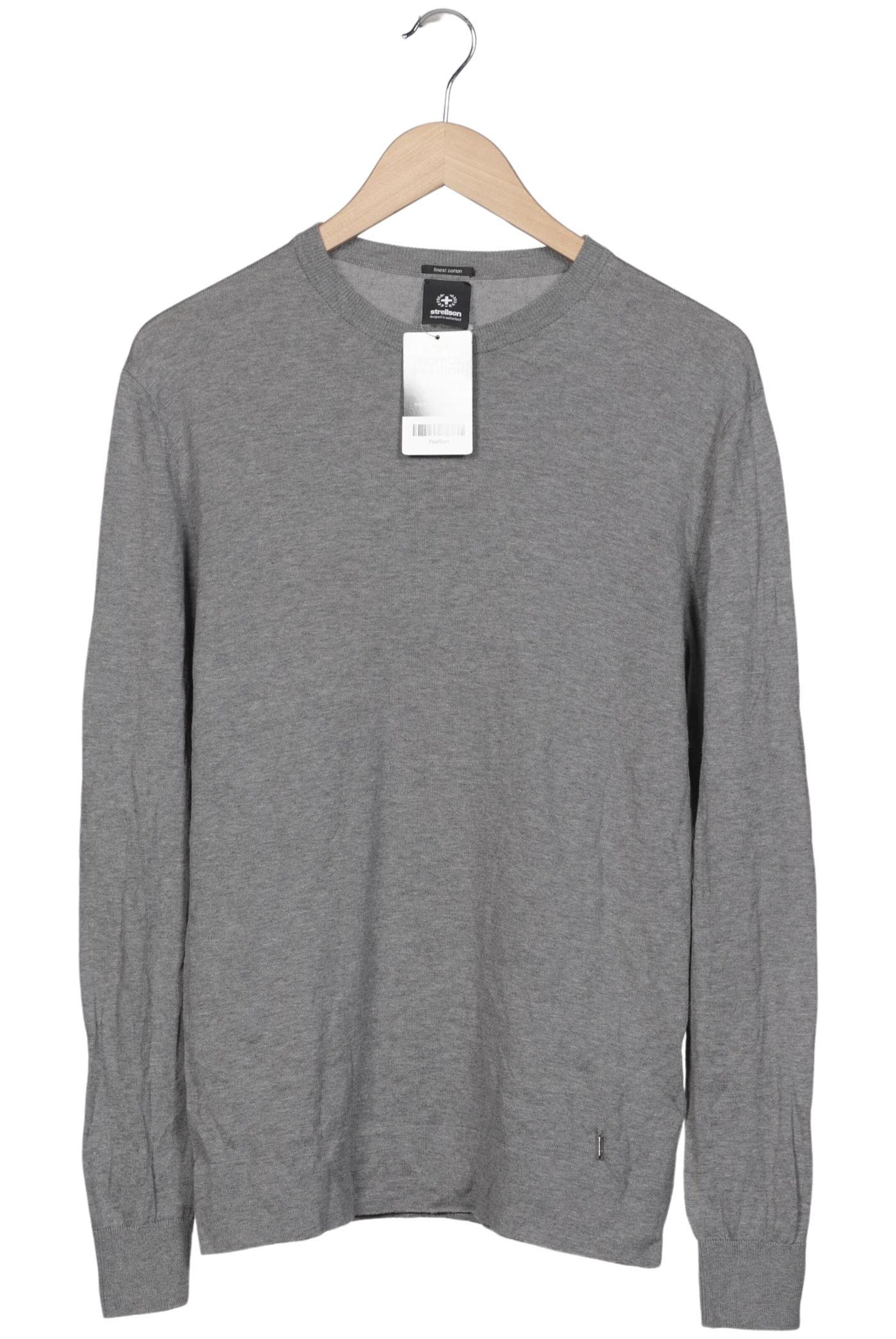 STRELLSON Pullover M in Grau: Vorderseite