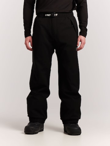 Regular Pantalon de sport 'PRTLuton' PROTEST en noir
