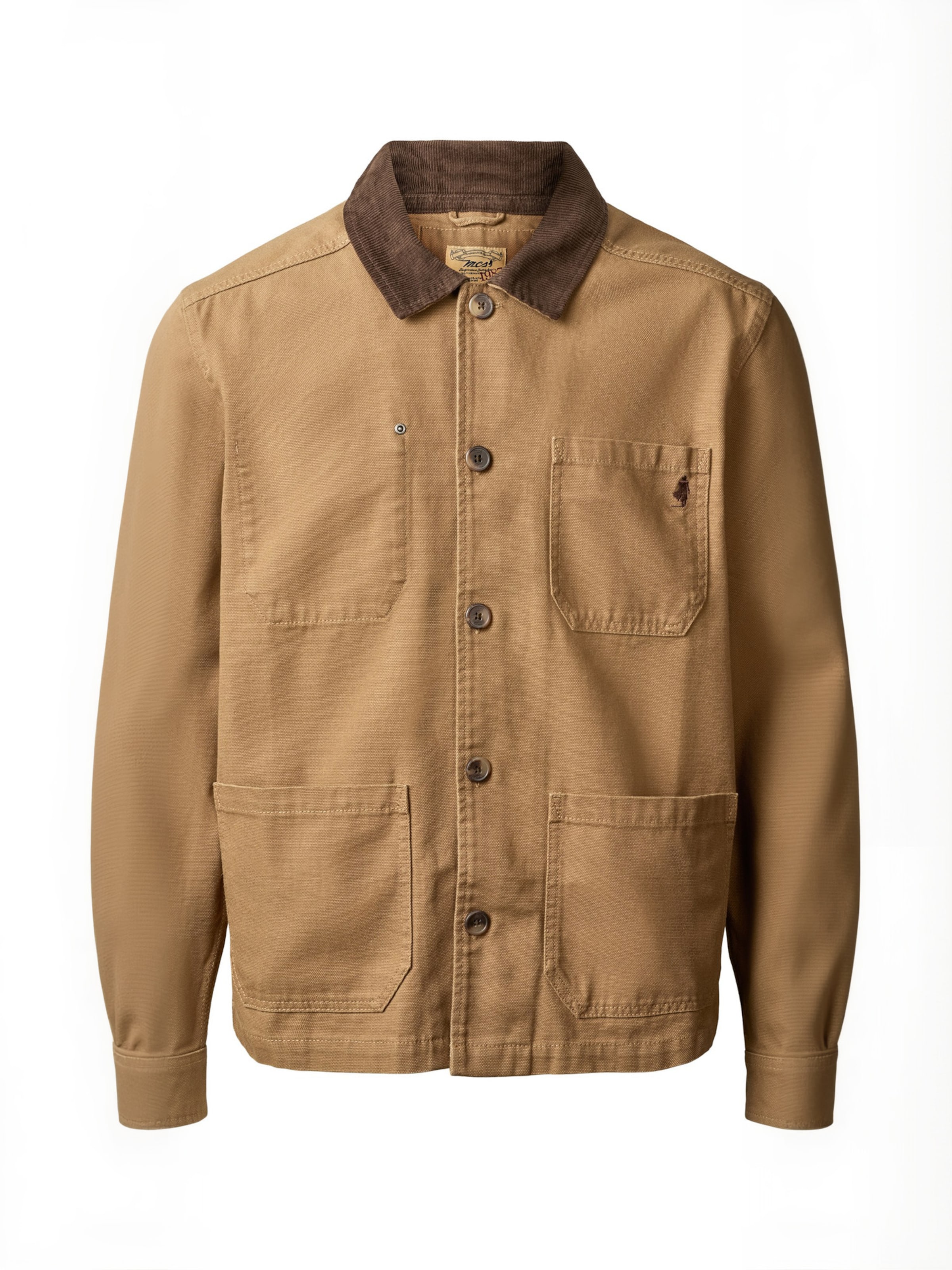 MCS Comfort Fit Shirt ' MCDevin ' in Gelb: Vorderseite