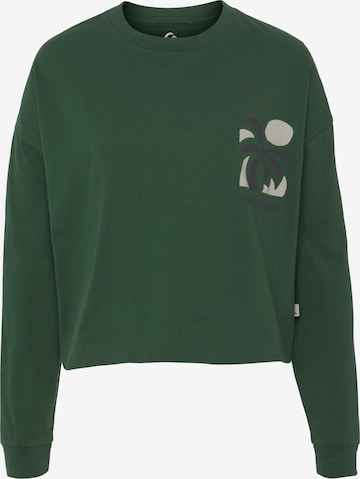 Quiksilver Woman Sweatshirt in Green: front