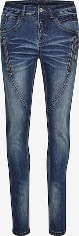 Cream Skinny Jeans 'Bibiana' i blå: forside