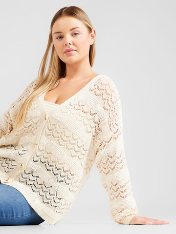 Z-One Knit Cardigan 'Larina' in Beige