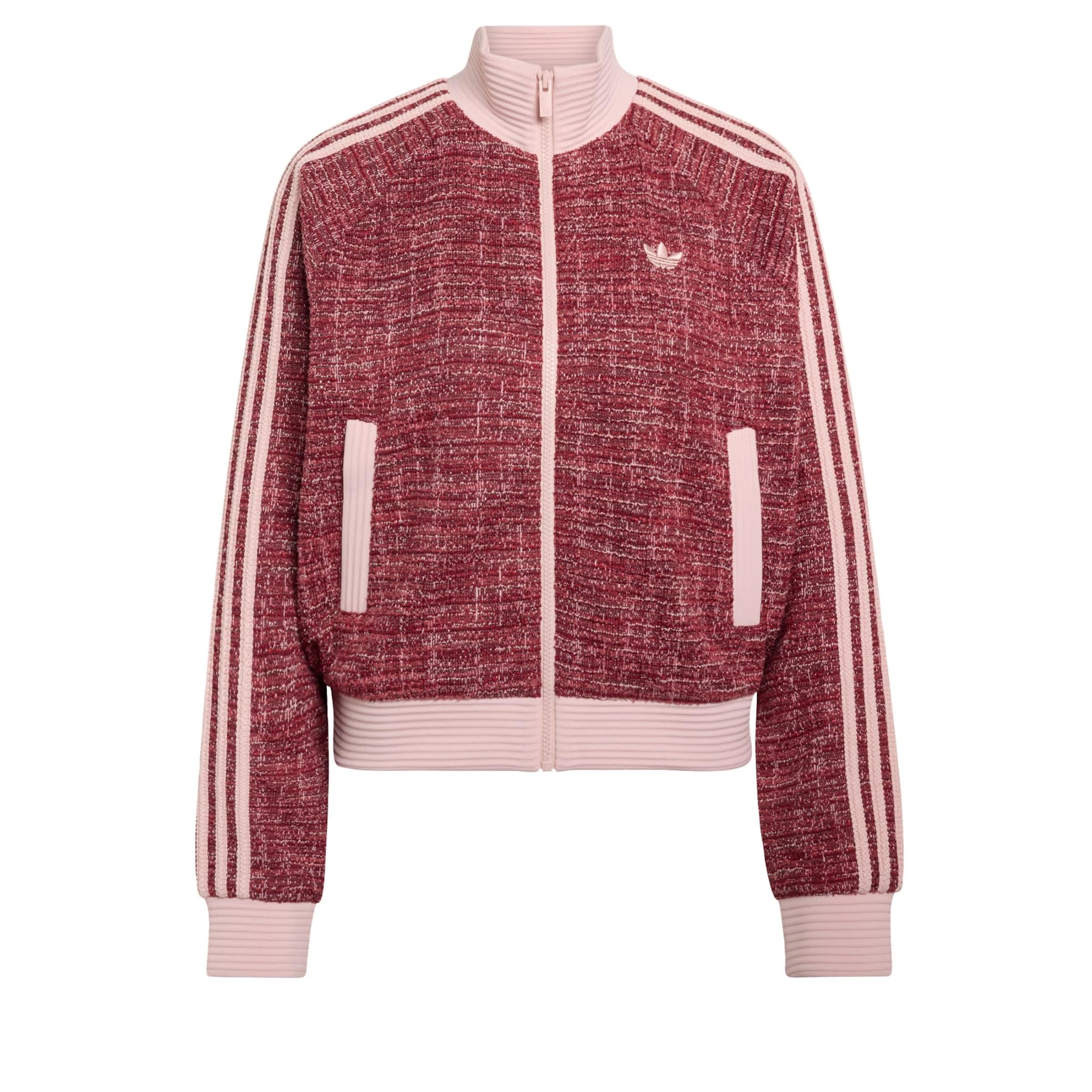 ADIDAS ORIGINALS Přechodná bunda 'Boucle Vintage' – červená: přední strana