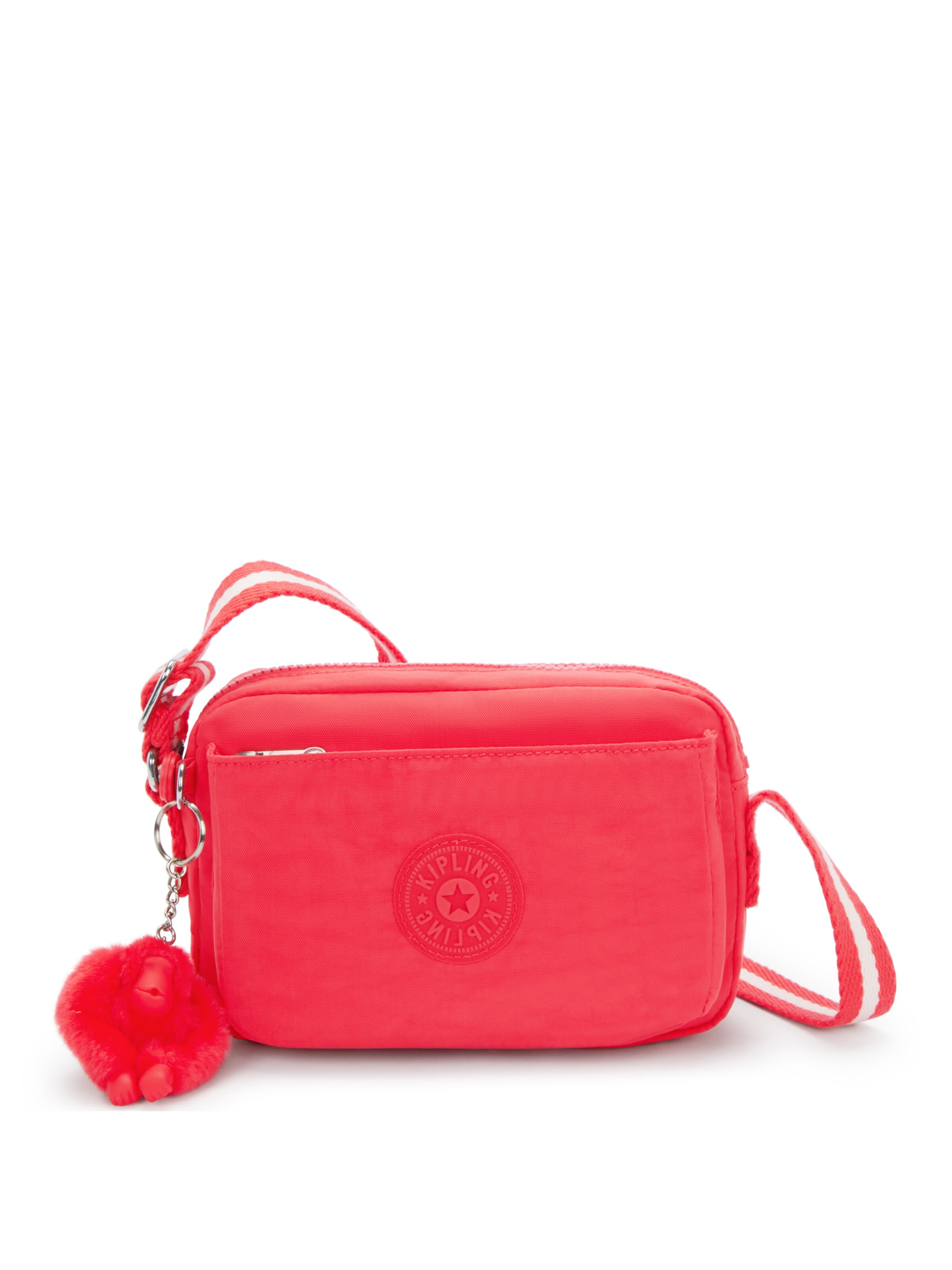 KIPLING Õlakott &#x27;ABANU&#x27;, värv punane: eest vaates