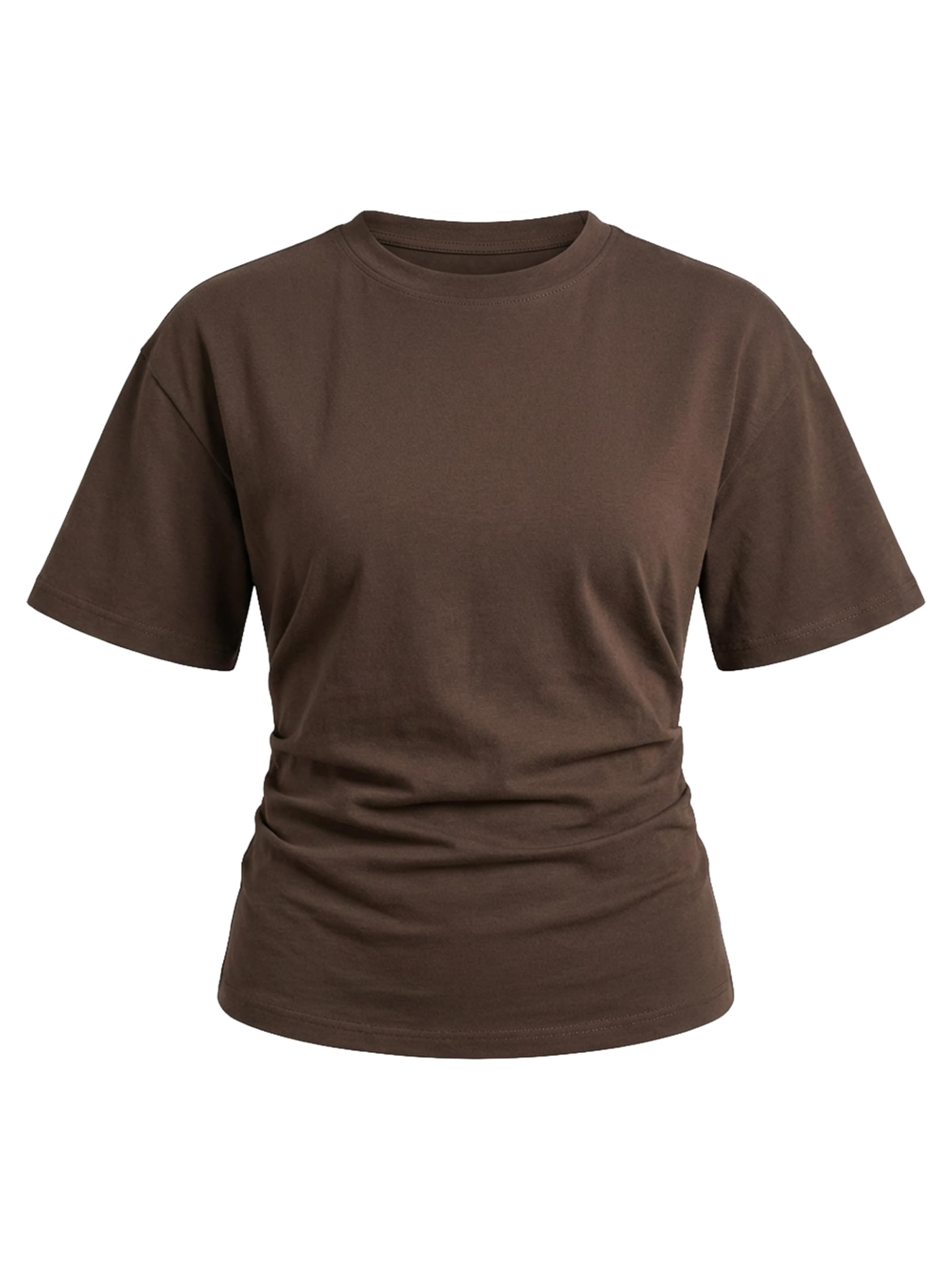 Marškinėliai 'Jarina' iš studioselect, spalva – šokolado spalva, Prekių apžvalga