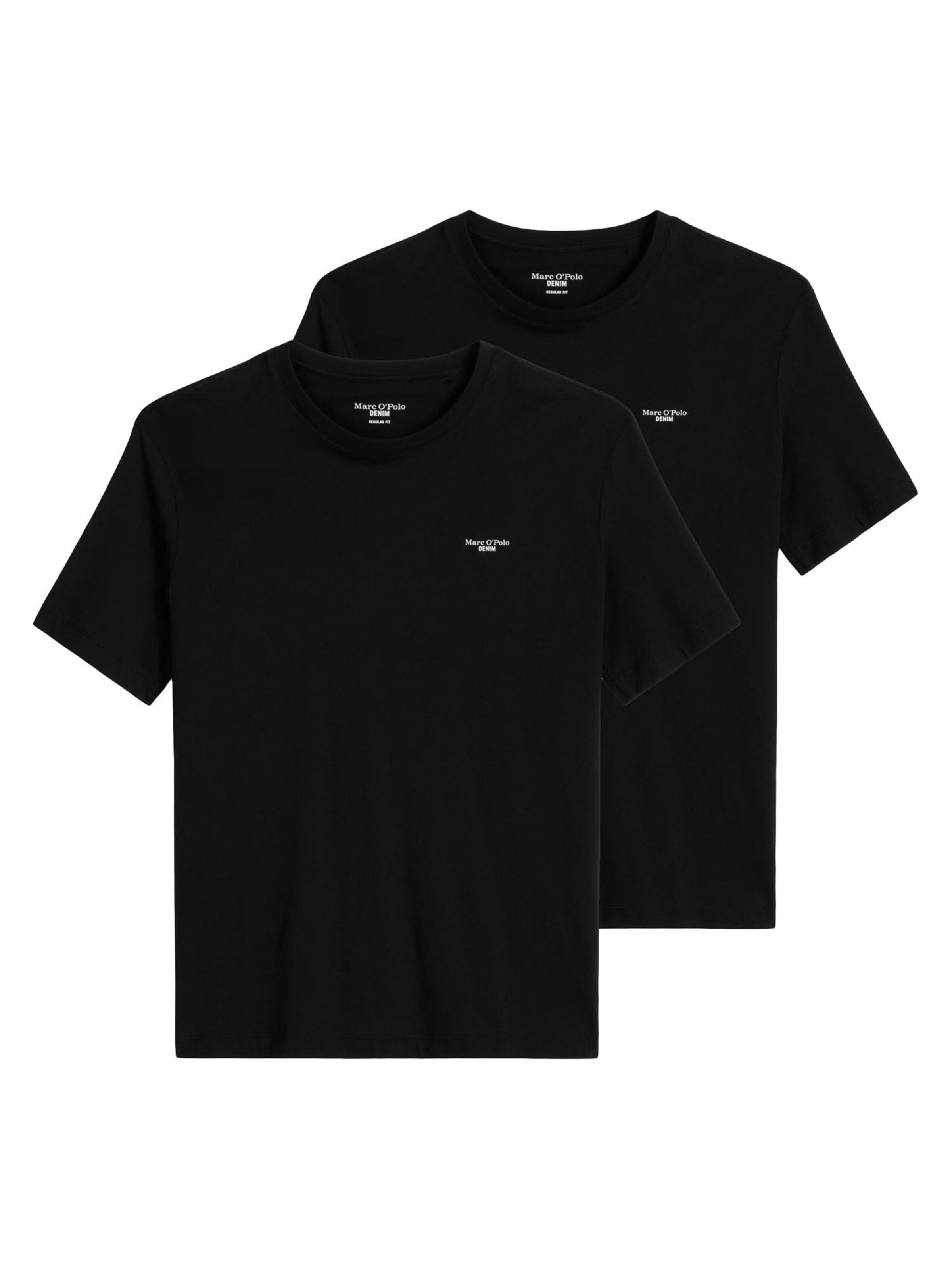 Marc O'Polo DENIM Shirt 'Basic' in Black: front