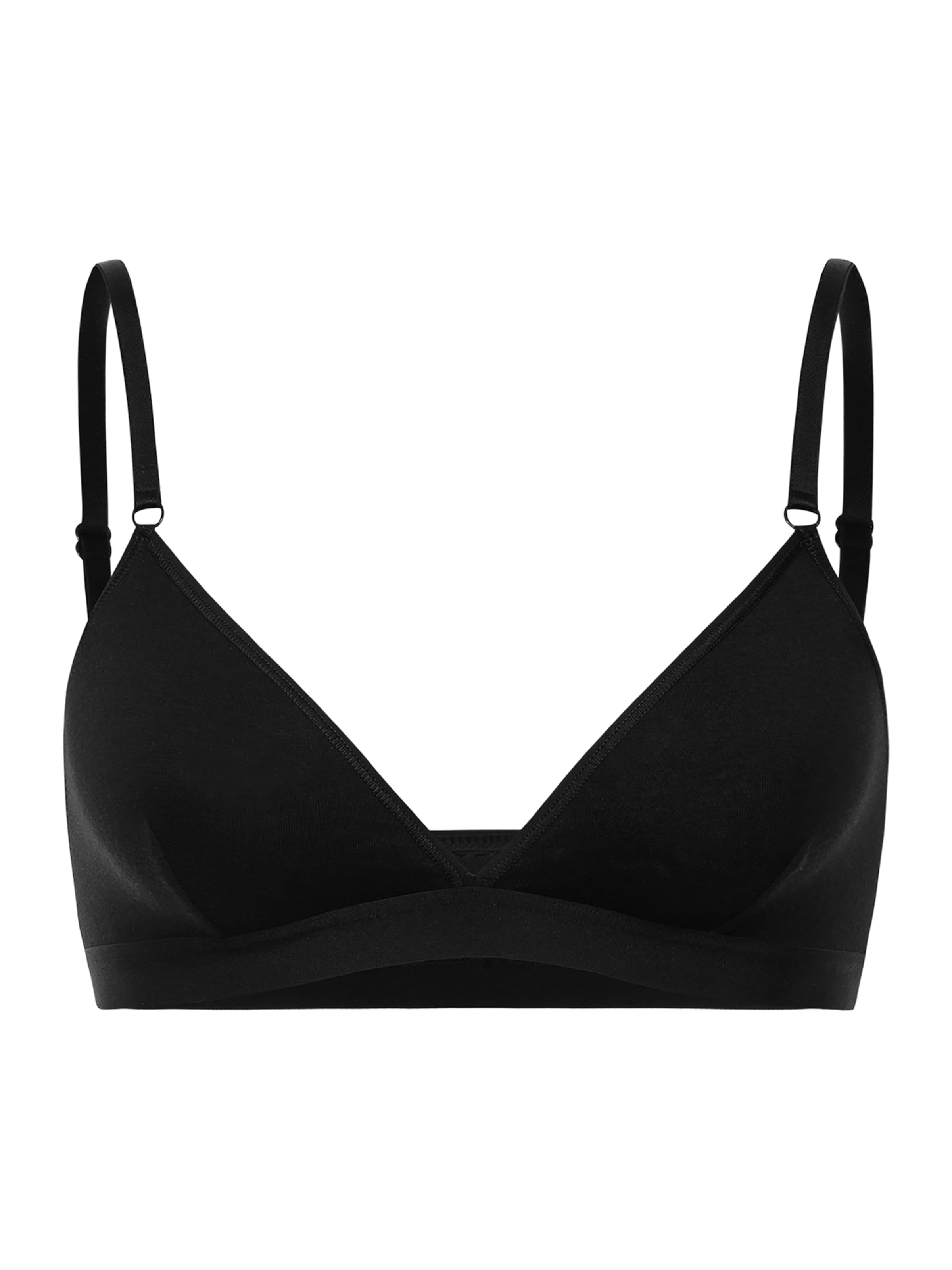 Erlich Textil - Soutien de tecido Soutien 'Merle' em preto: frente