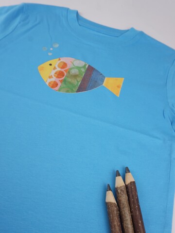 MelaDi Shirt 'Fisch' in Blue