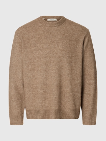 SELECTED - Jersey en marrón