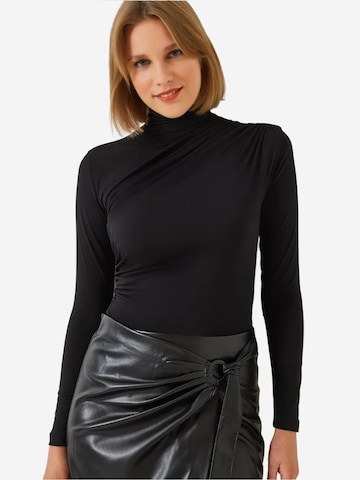 T-shirt Bianco Lucci en noir : devant