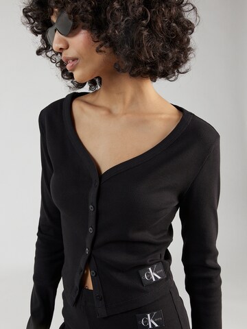 Calvin Klein Jeans Knit cardigan in Black