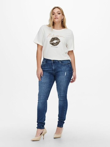 ONLY Carmakoma Skinny Jeans 'Willy' i blå