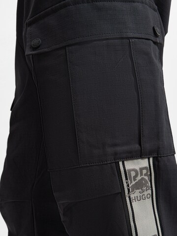 HUGO Tapered Hose 'Geo244_RB' in Schwarz