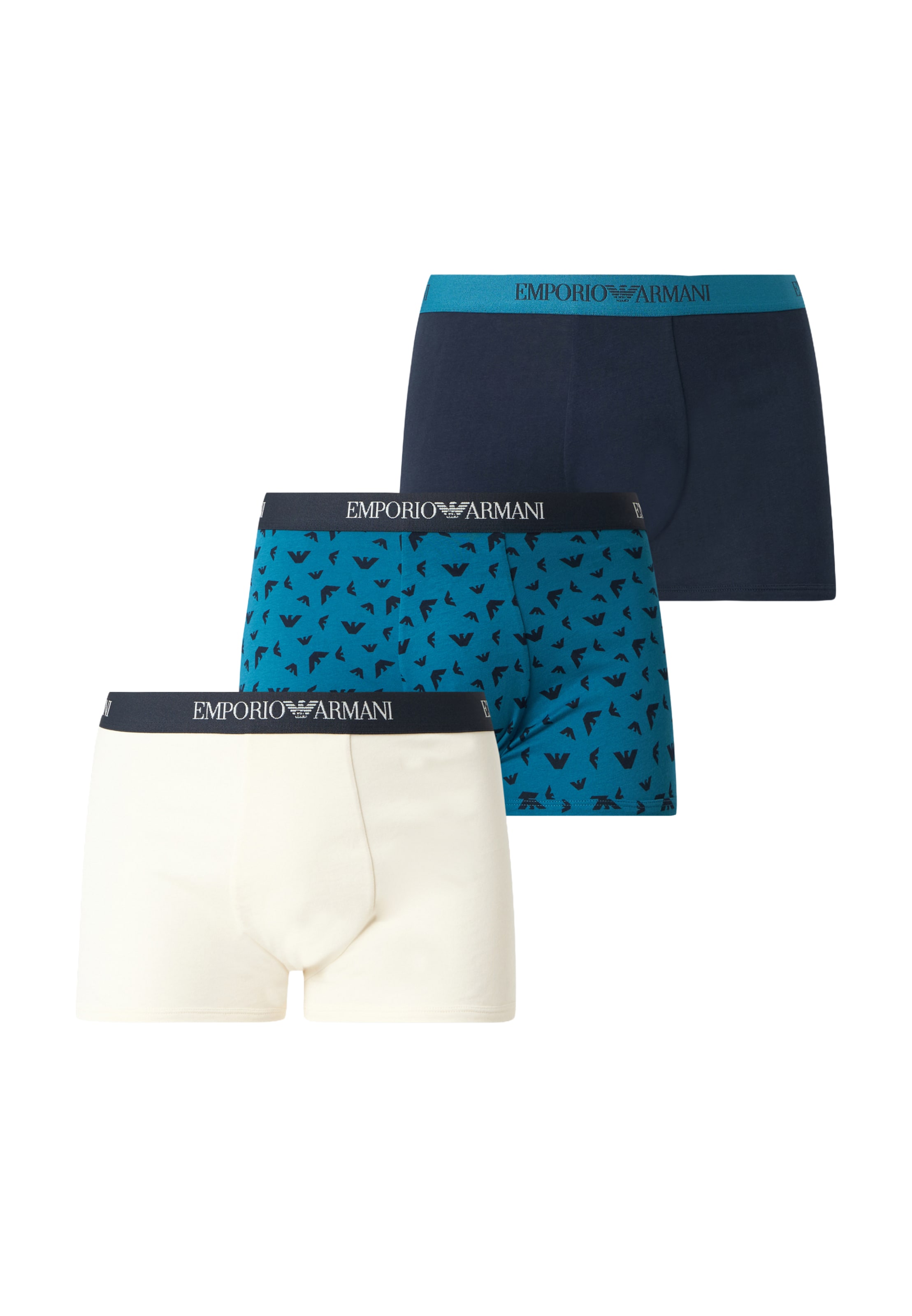 Emporio Armani Boxerky - Modrá: predná strana