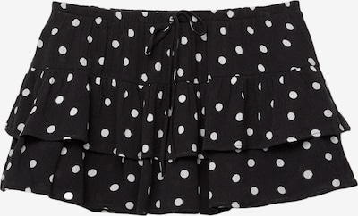 Pull&Bear Sukně - černá / bílá, Produkt