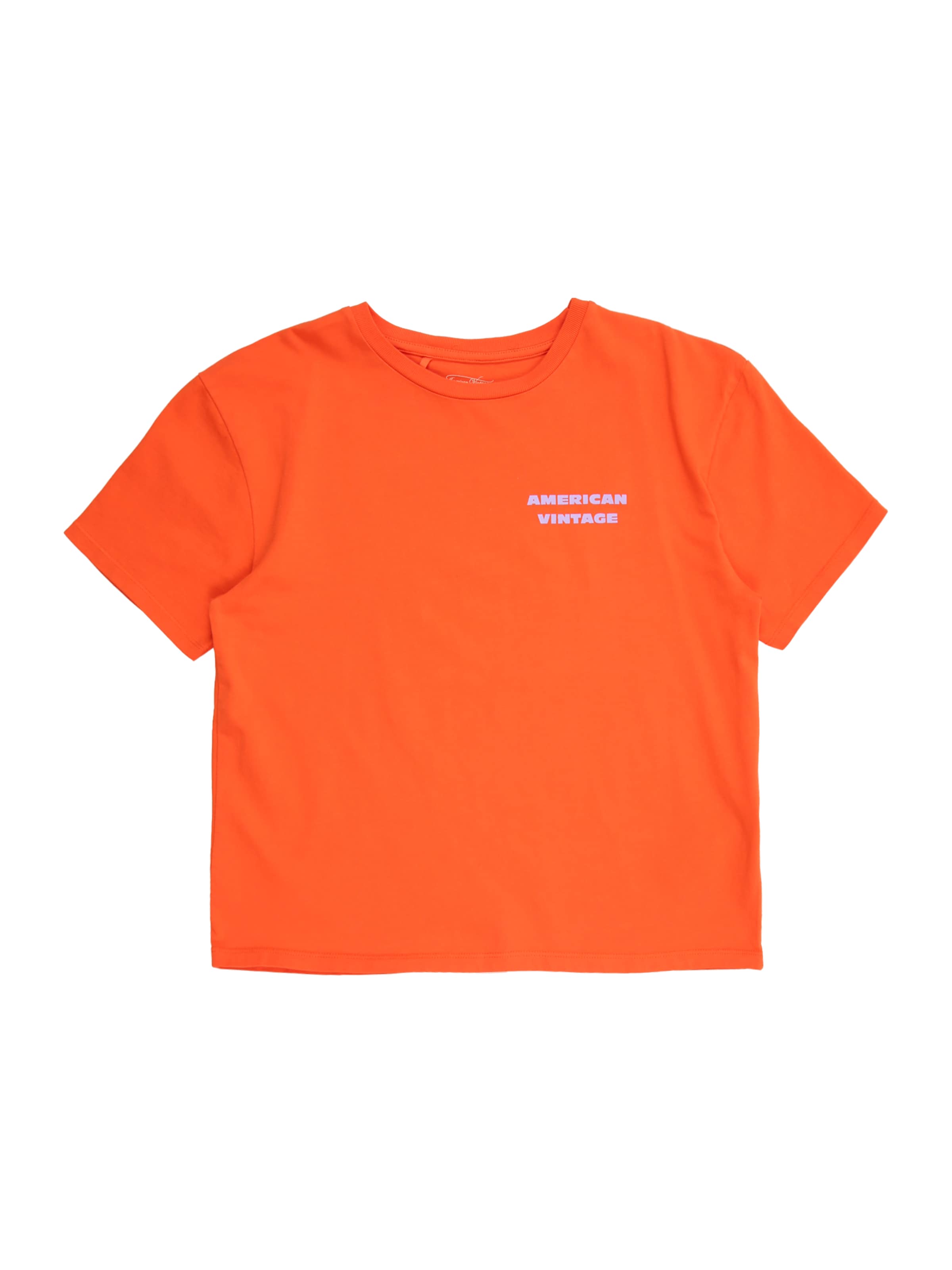 AMERICAN VINTAGE Shirt 'FIZVALLEY' in Orange: front