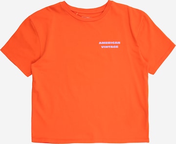 AMERICAN VINTAGE Shirt 'FIZVALLEY' in Orange: front