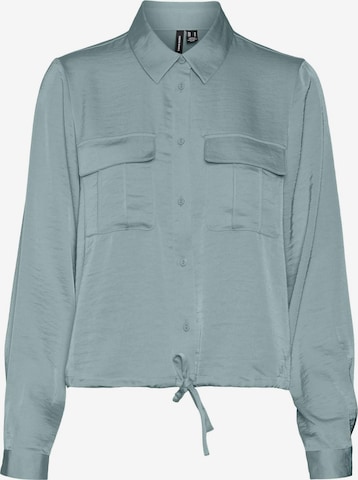 VERO MODA Bluse i grøn: forside