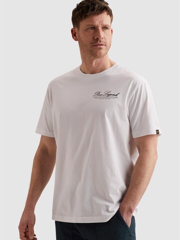 PME Legend Koszulka 'T-shirt with large back artwork' w kolorze biały