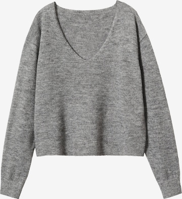 MANGO Sweater 'Senseip' in Grey: front