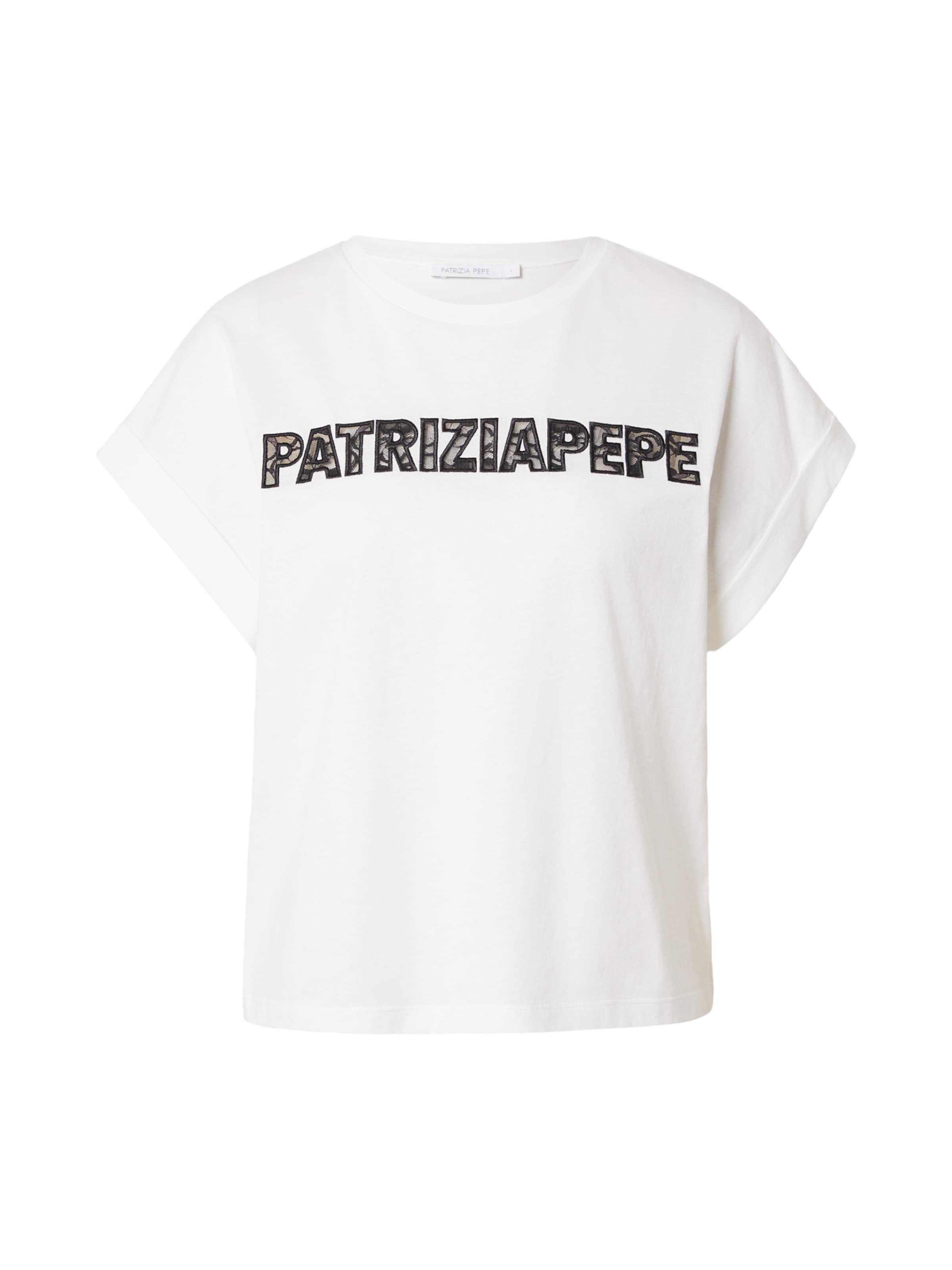T-shirt PATRIZIA PEPE en blanc : devant