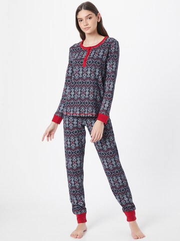 SCHIESSER Pajama in Mixed colors: front