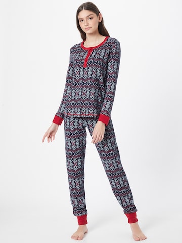 SCHIESSER Pajama in Mixed colors: front