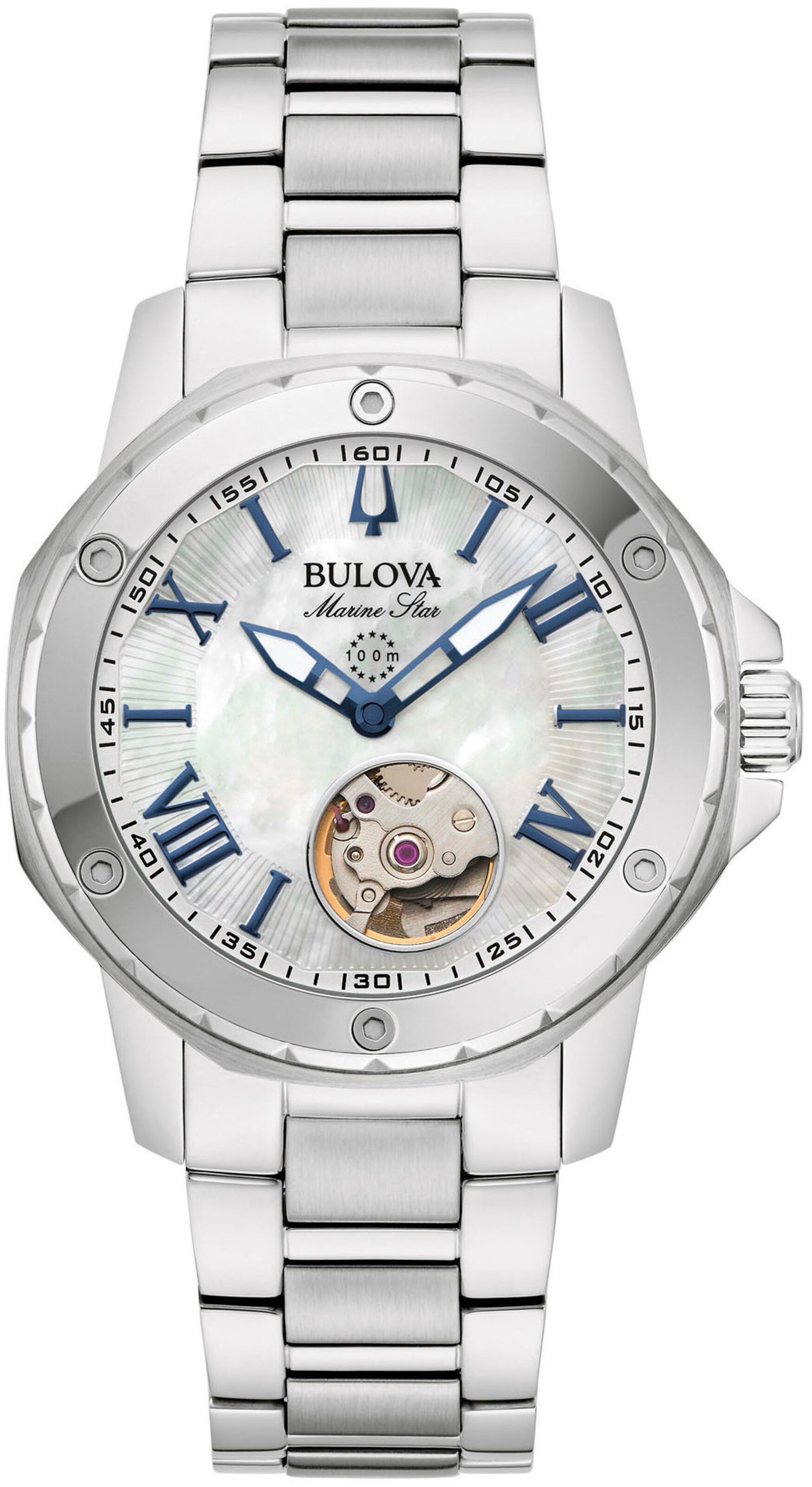 Bulova Analog Watch in Silver: front