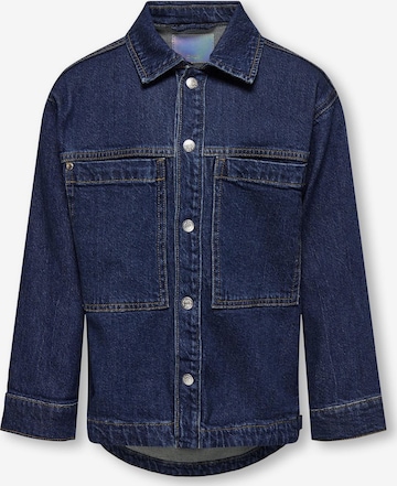 Veste mi-saison KIDS ONLY en bleu : devant