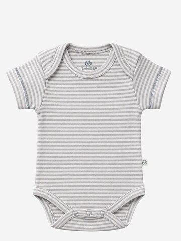 OrganicEra Romper/Bodysuit 'Organic Baby S/S' in Grey: front