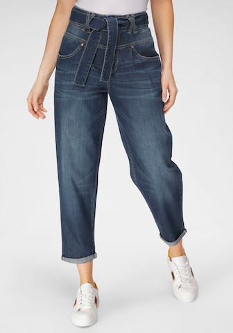 Herrlicher Regular Bandplooi jeans 'Kabira' in Blauw
