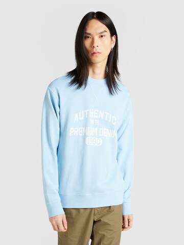 JACK & JONES - Sweatshirt 'VAHN' em azul: frente