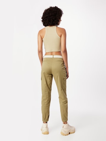 MORE & MORE Tapered Cargo trousers in Green