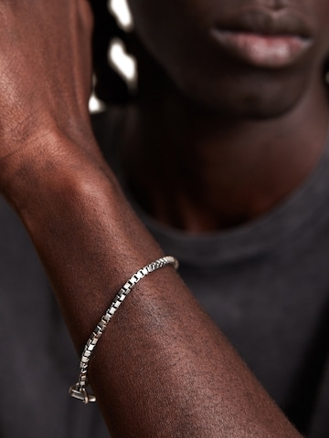 Bracelet AllSaints en argent : devant