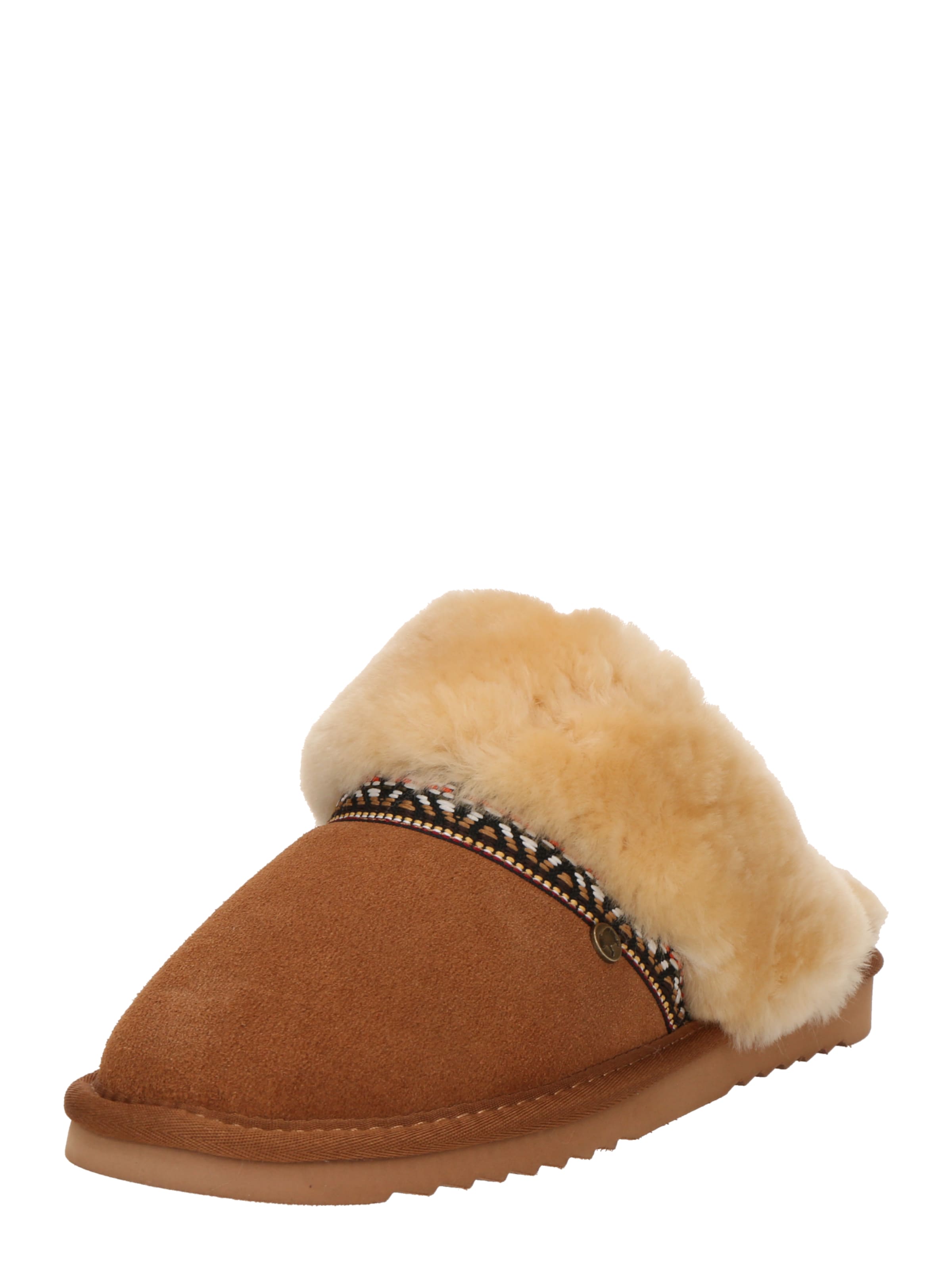Pantoufle 'Flurry' Warmbat en marron : devant