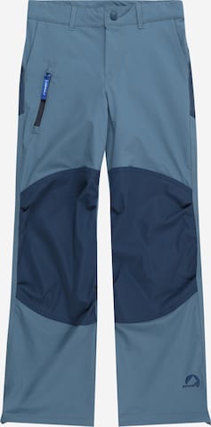 FINKID Regular Toiminnalliset housut 'KIKSA MOVE' värissä sininen: edessä