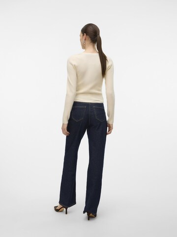 VERO MODA Knit cardigan ' GOLD ' in Beige