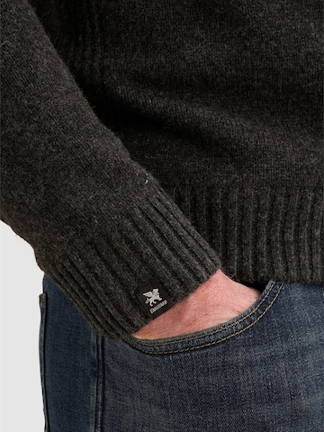 VANGUARD Gebreid vest 'Cardigan in wool with button closure' in Grijs