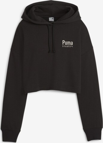 PUMA Athletic Sweatshirt in Black: front